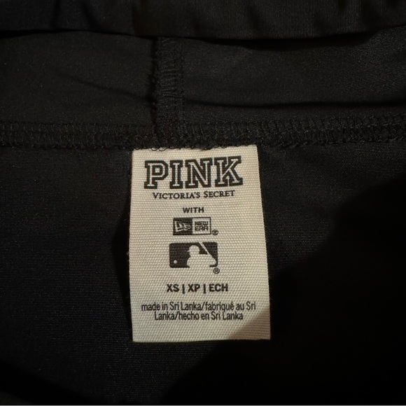 SF Giants PINK by Victoria's Secret Black Anorak Half-Zip Pullover Jacket - Picture 2 of 7